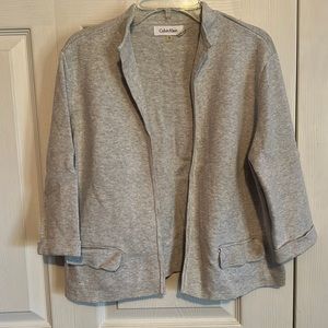 Calvin Klein 3/4 Sleeve Sweater With Pockets!